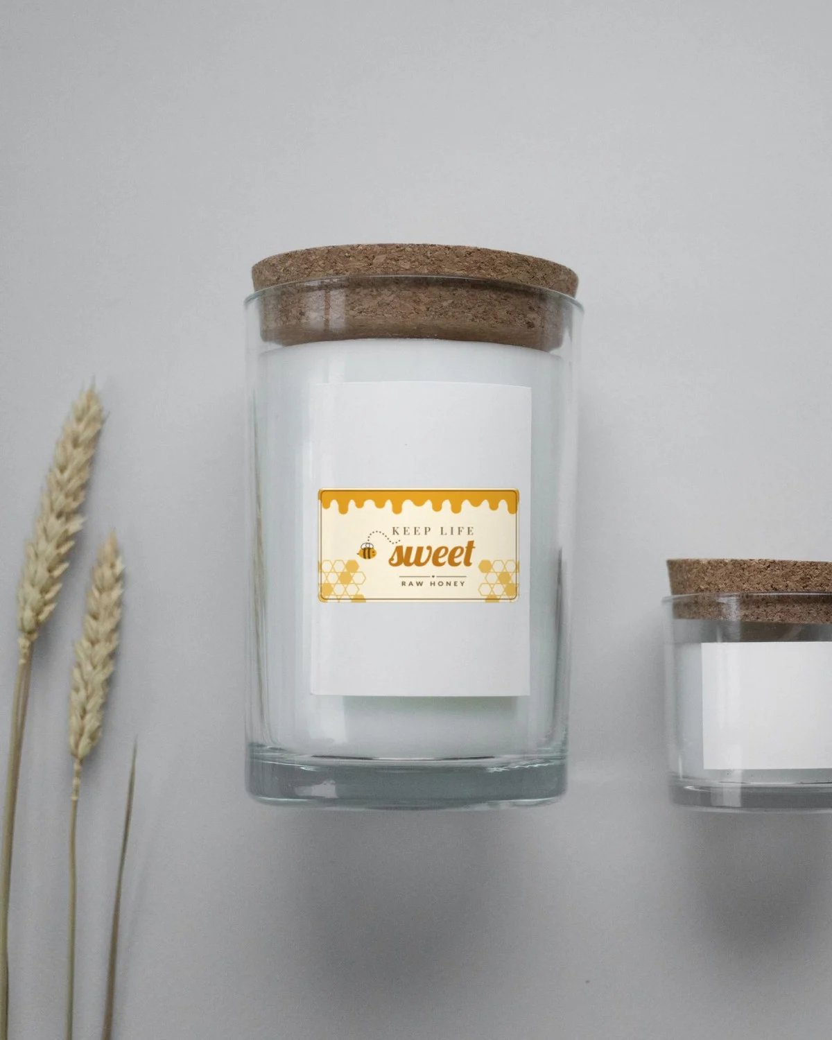 Honey Jar with the "Keep life sweet." design