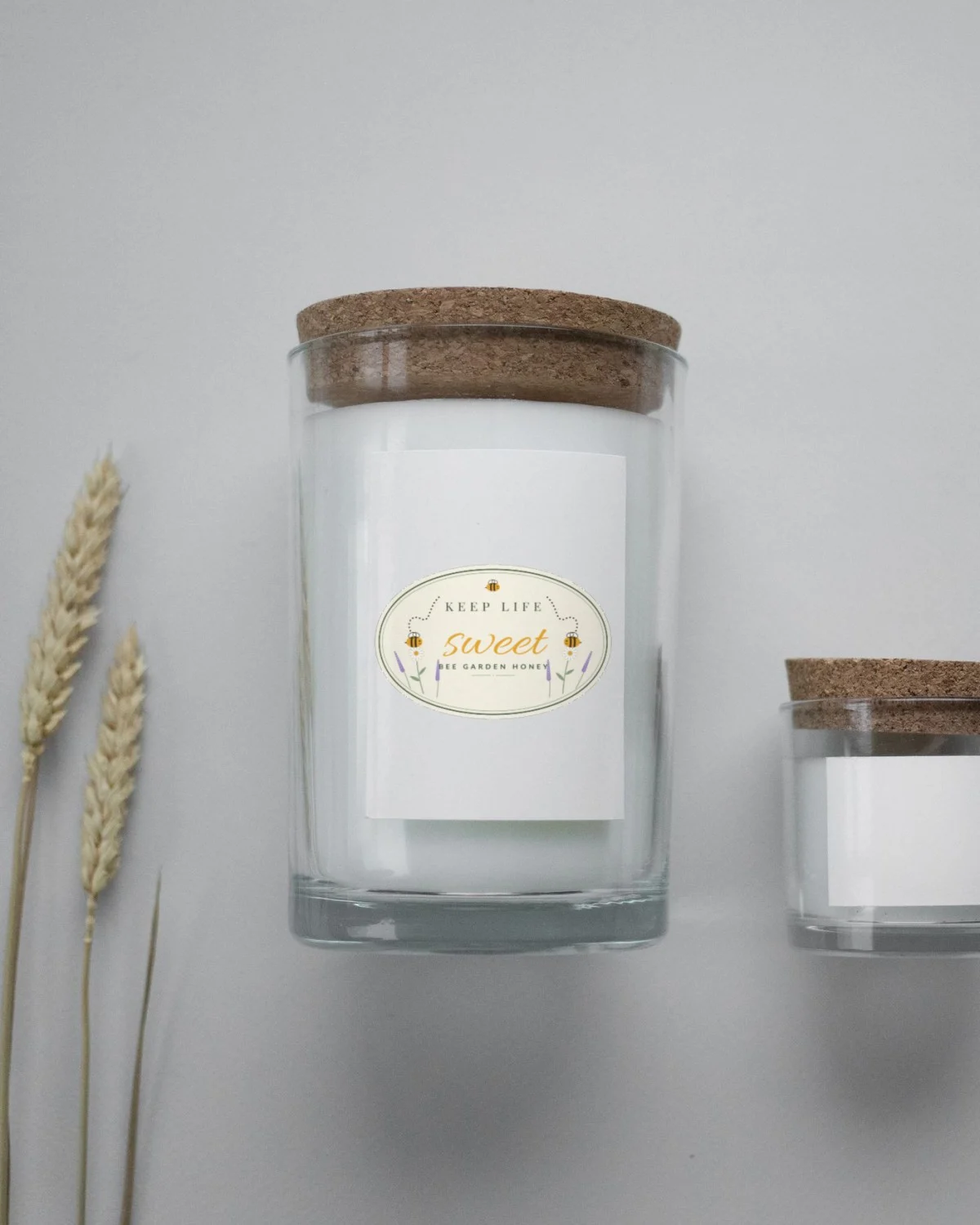 Honey Jar with the "Keep life sweet." design