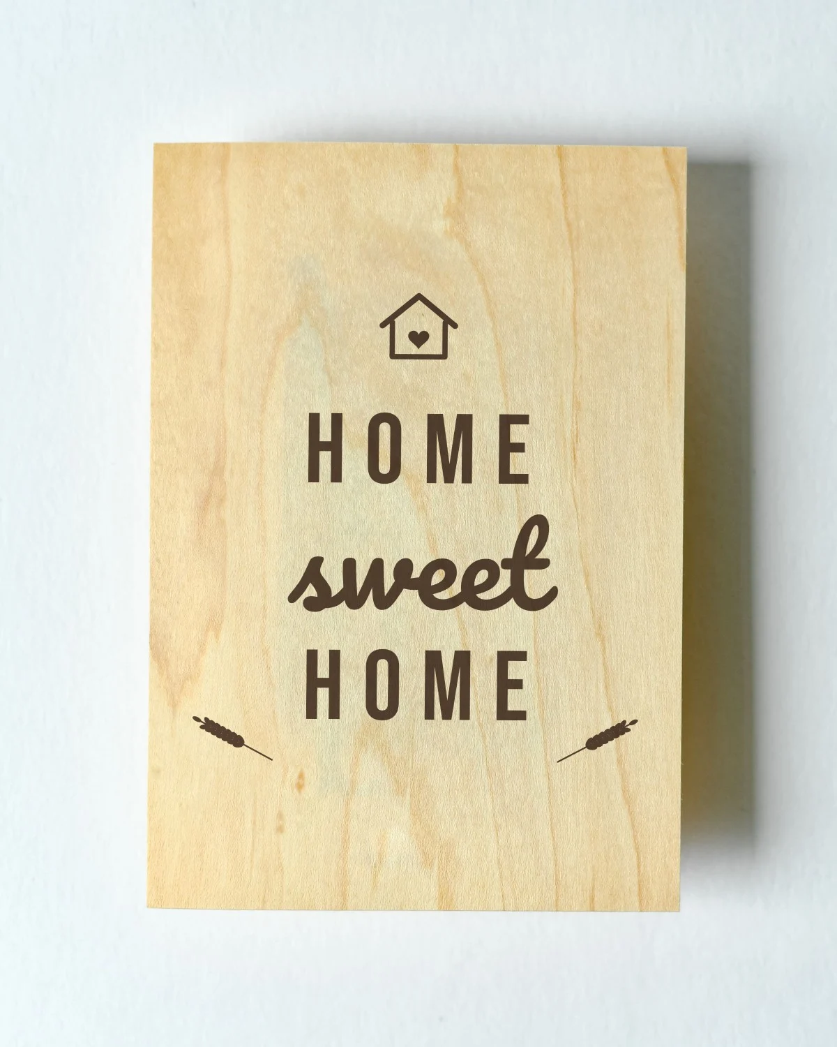 Home Sweet Home SVG on a wooden sign